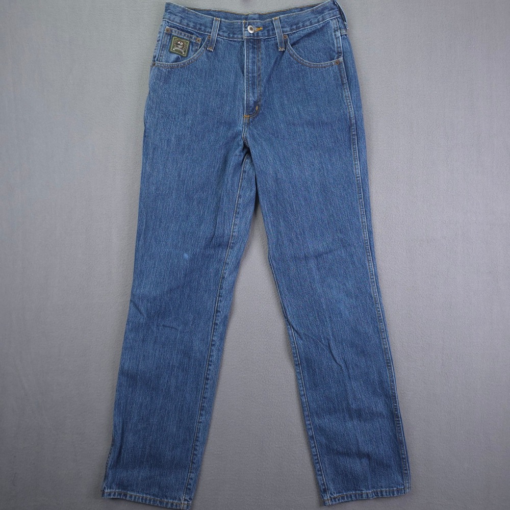 Cinch Jeans Mens 31x34 Blue Denim Straight Leg Western Workwear Cotton